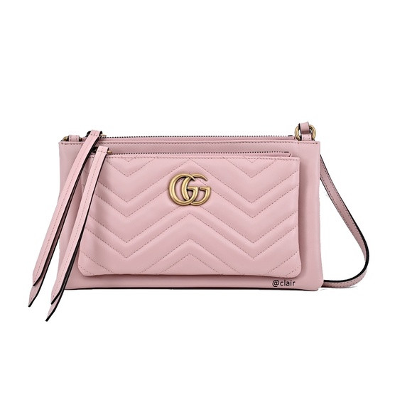 Gucci Handbags - Gucci GG Marmont Leather Cross Body Bag